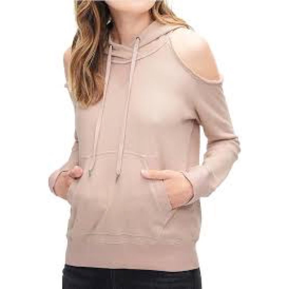 Splendid | Pull Over Cold Shoulder Long‎ Sleeve Sweatshirt Size Large
